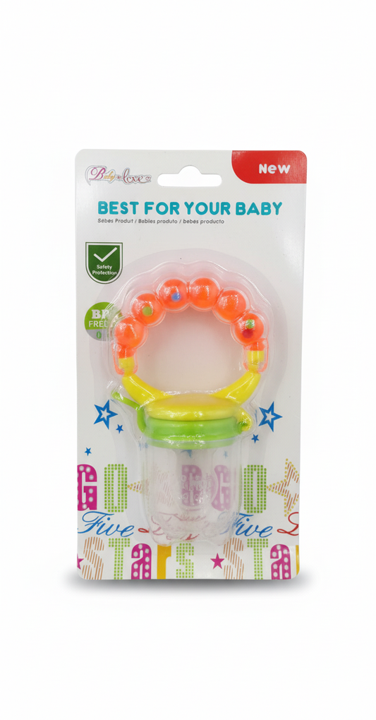 Baby Teether with Attached Nipple